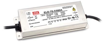 ELG-75-C500, Светодиодные источники питания мощностью 75 Вт с функцией поддержания постоянного выходного тока